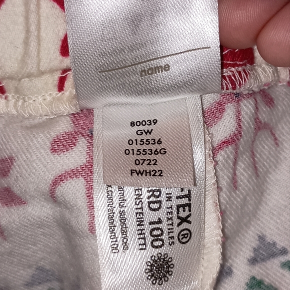 Hanna Andersson Dear Deer Unisex Christmas Pajamas PJ Set Red Green Reindeer - Picture 15 of 15